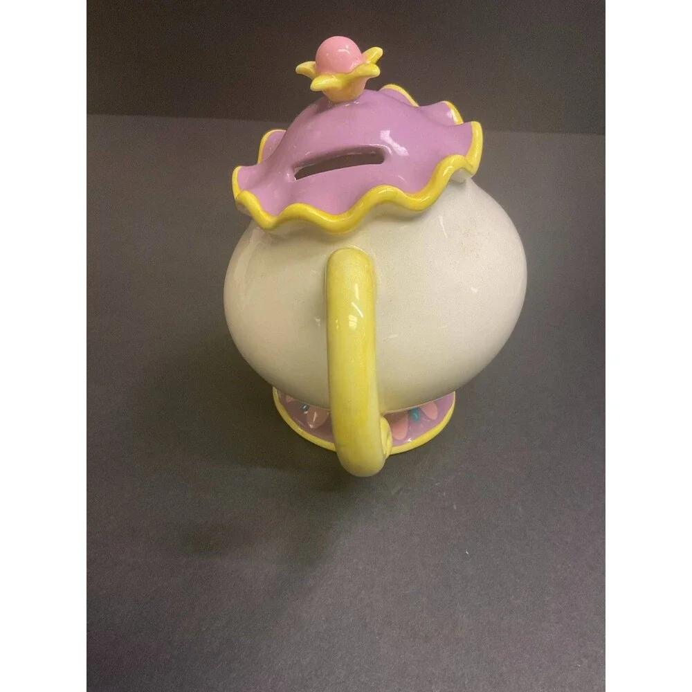 Vintage 1990s Mrs Potts Beauty And The Beast Bank Disney